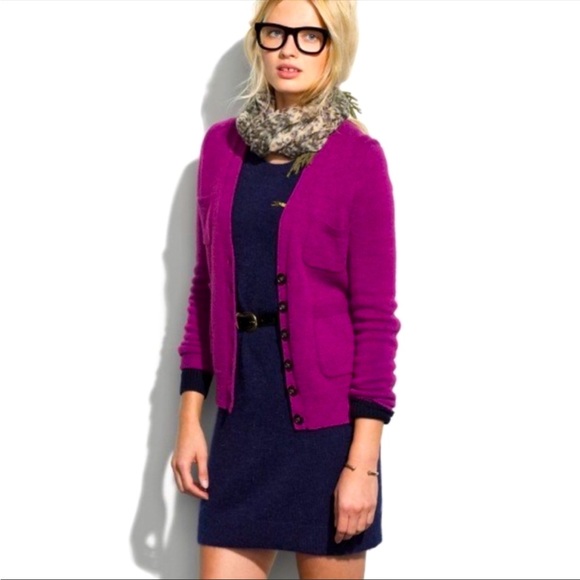 Plum sweater with pockets - Picture 1 of 8